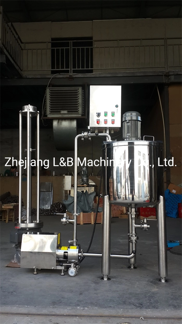 Stainless Steel High Speed Mixing Equipment Industrial Commercial Milkshake Machine Blending Tank and Pump for Sale