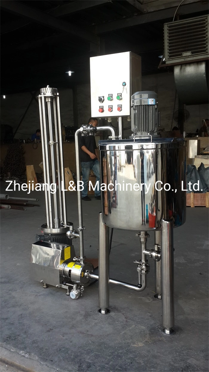 Stainless Steel High Speed Mixing Equipment Industrial Commercial Milkshake Machine Blending Tank and Pump for Sale