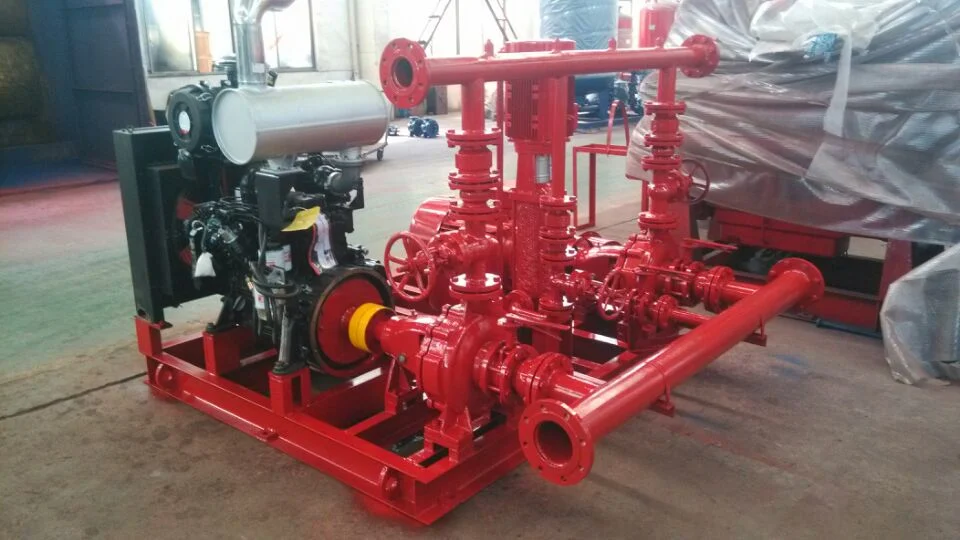 NFPA 20 Standard Edj Packaged Fire Pump, Fire Fighting Pump, 500gpm, 750gpm, 1000gpm