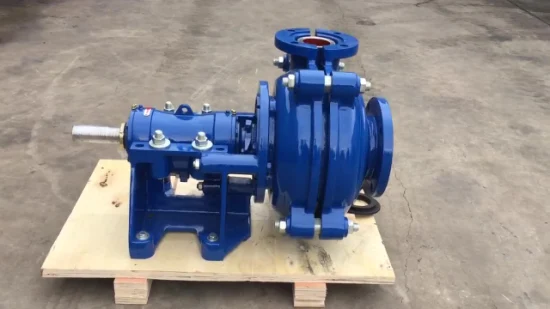 Bomba de lodo de motor diésel de cromo alto de alta presión con motor eléctrico horizontal centrífugo pequeño de 20HP para lavado de carbón con lodos de agua Fabricante